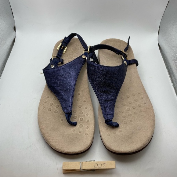 Vionic Kirra blue metallic women’s sandals size 7 - Picture 3 of 10